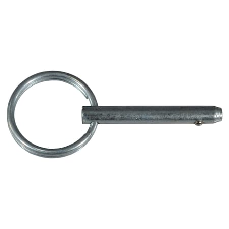 Midwest Fastener 3/16" x 1" Zinc Plated Steel Cotterless Hitch Pins 8PK 930102